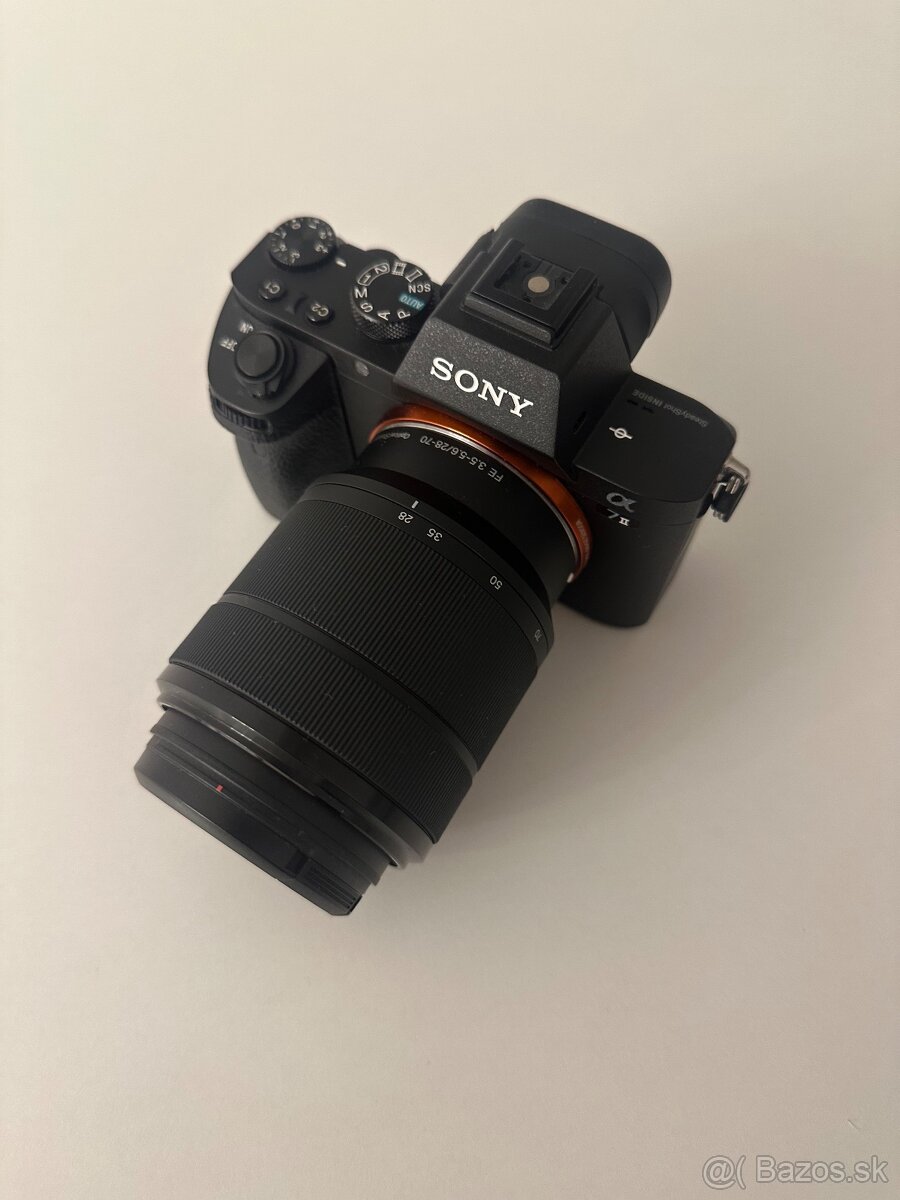 PREDÁM Sony Alpha A7 Mk.II Telo (+ príslušenstvo )TOP STAV