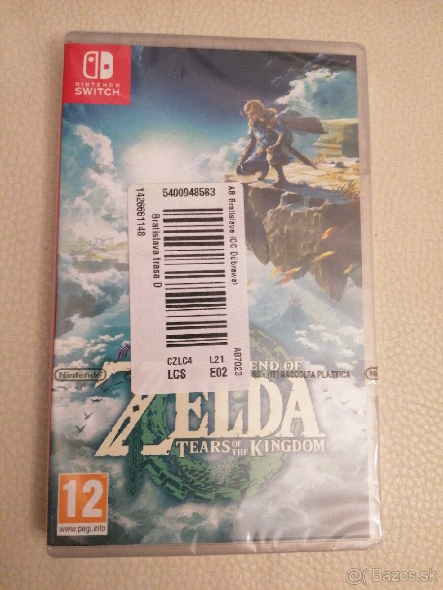 Hra na Nintendo Zelda tears of the kingdom Nová