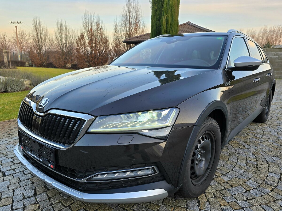 ✅️Škoda Superb Scout 2.0.TDI 4x4,Virtual,Ťažné,Kamera,DCC✅️