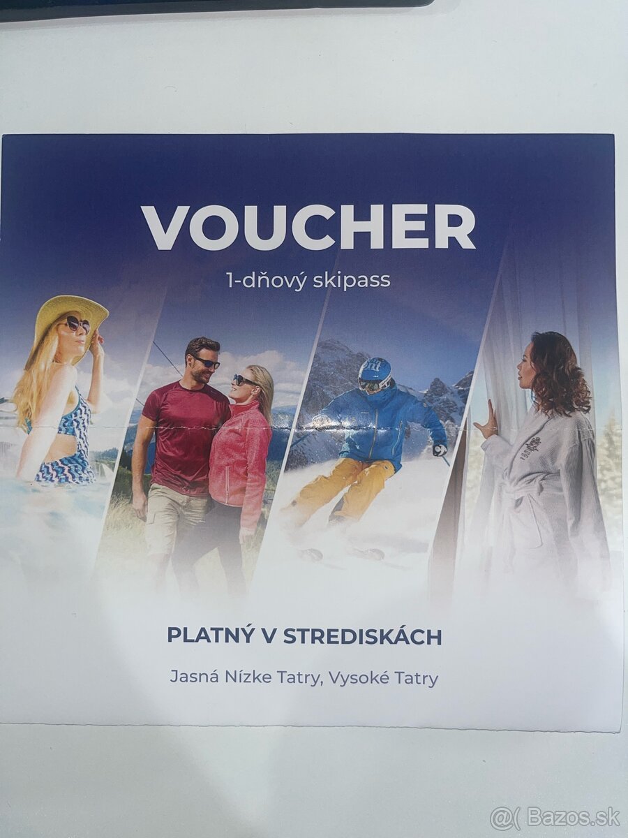 Voucher 1-dňový skipass