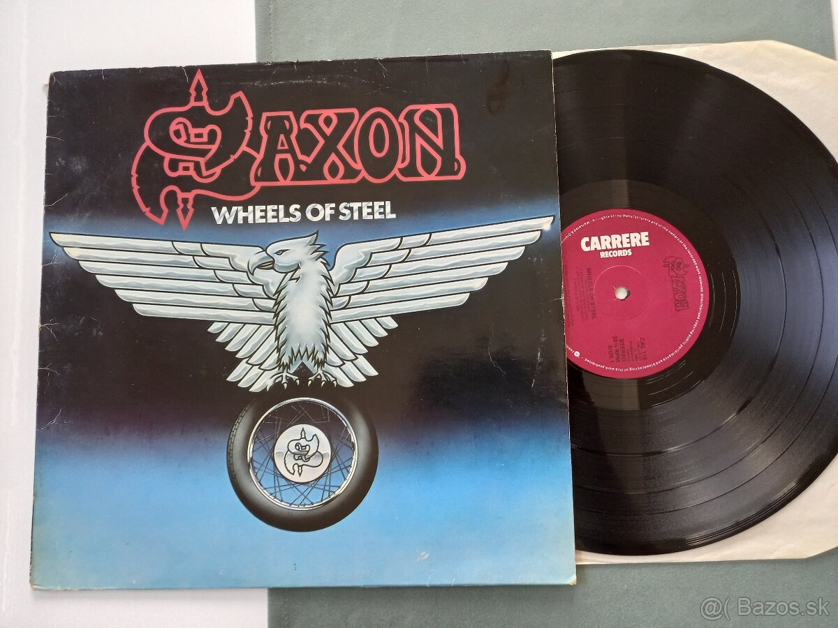 SAXON „Wheels of Fire“ /Carrere 1980/ hard rock, stav EX/EX