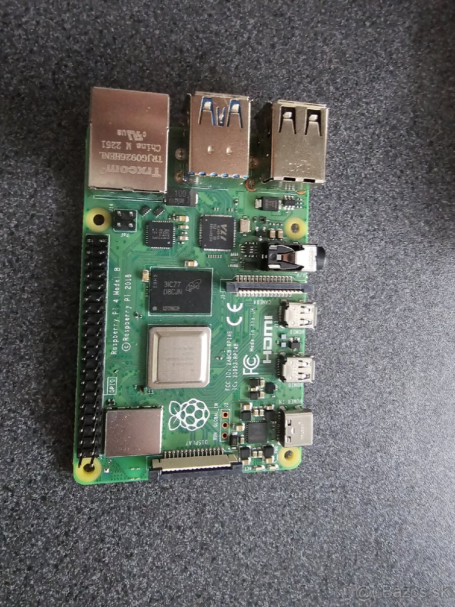 Raspberry pi 4B 8GB RAM + príslušenstvo