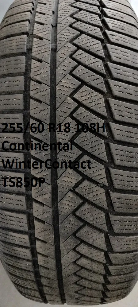 Predám 1 zimnú pneumatiku 255/60 R18 108H Continental