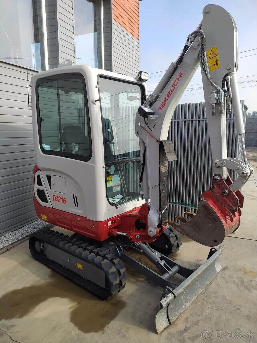 Minibager Takeuchi TB216 – 398 MTH