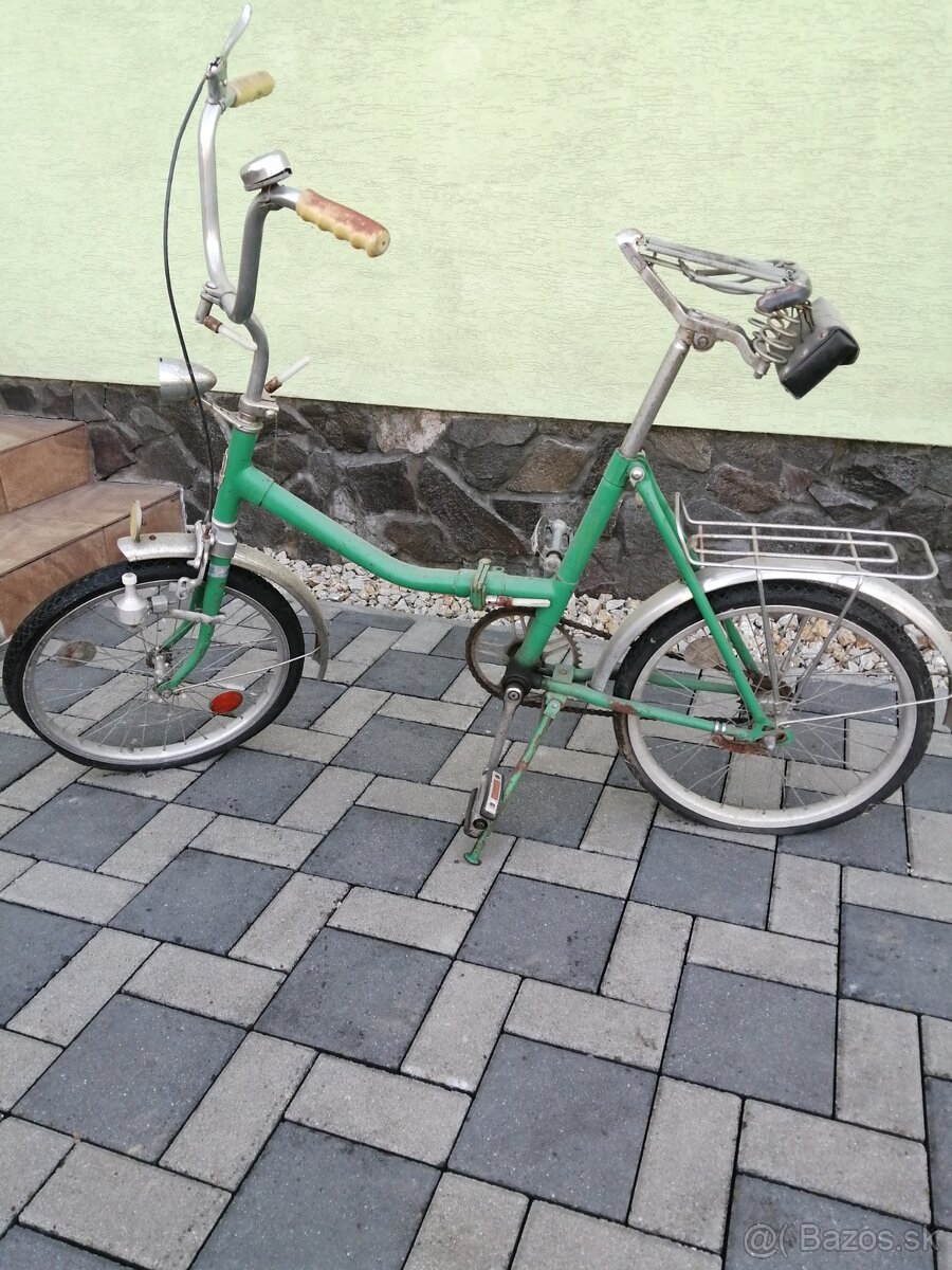 Starý retro bicykel MMB3-skladačka 20"