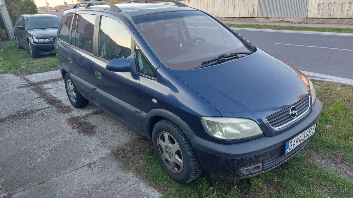 Pojazdný OPEL Zafira 2.0DI 60Kw 7miestne na náhradné diely v