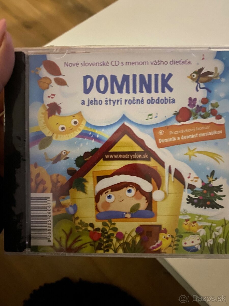 CD pre dieťa s menom Dominik detské pesnicky