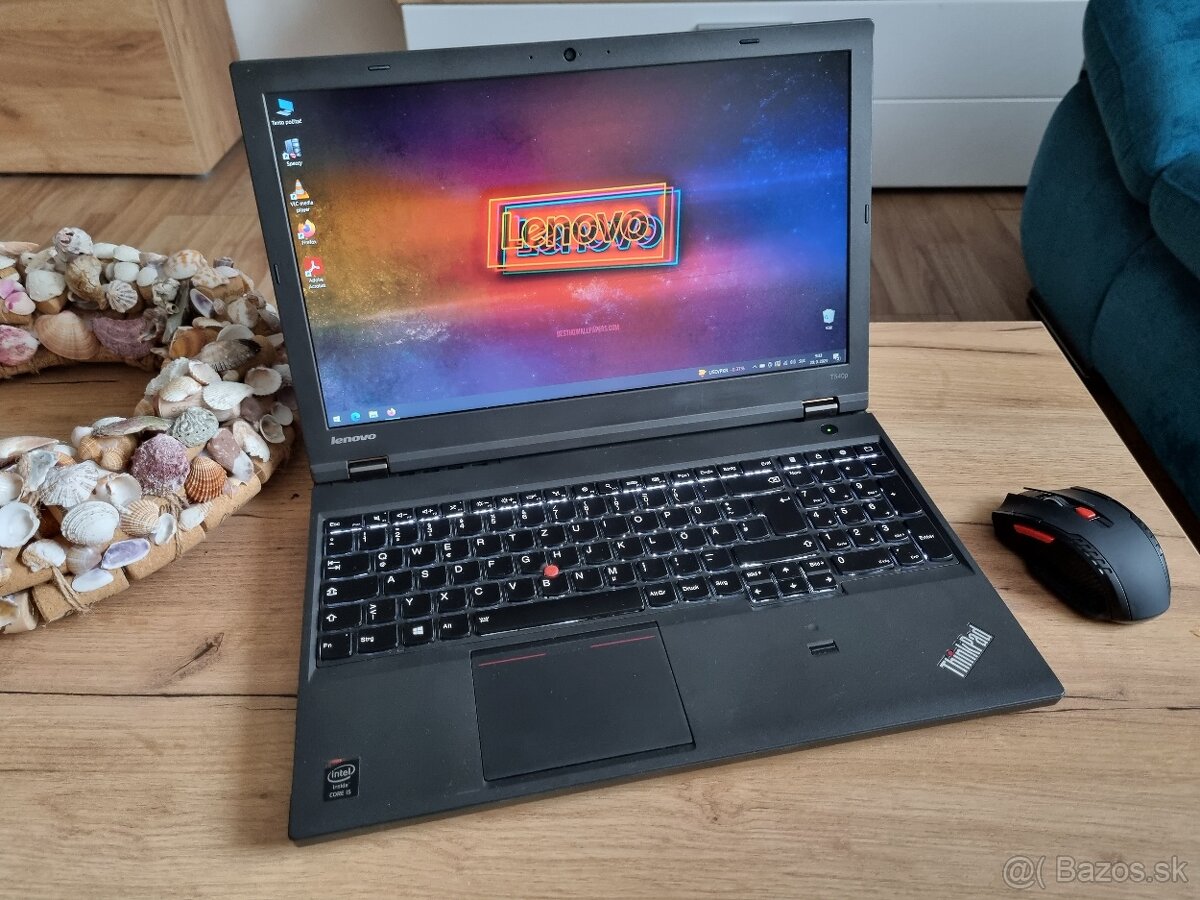 Výkonné LENOVO T540 - 15.6" - W10 - SSD - i5 - 16GB RAM