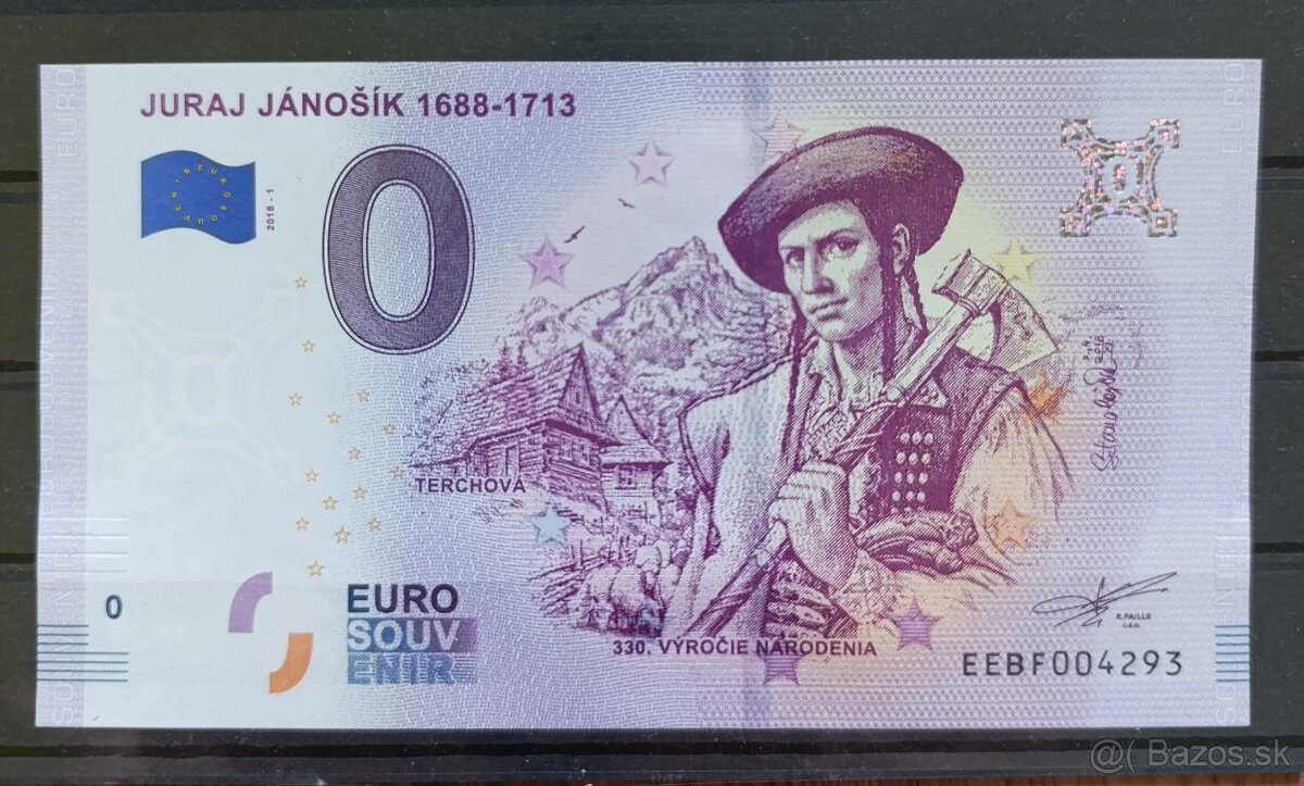 0 euro 2018 Slovensko Juraj Jánošík 1688 - 1713