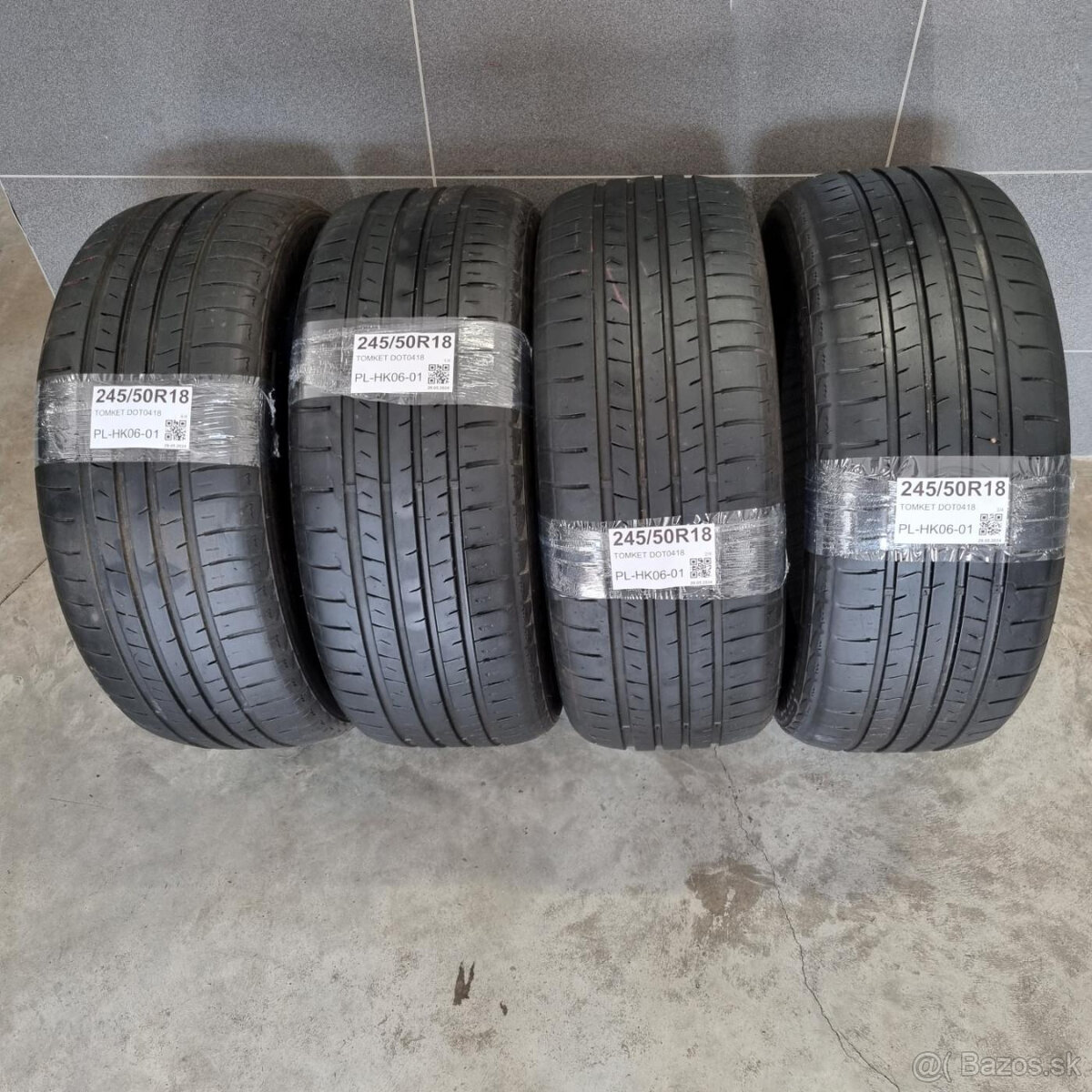 Letné pneumatiky 245/50 R18 TOMKET DOT0418