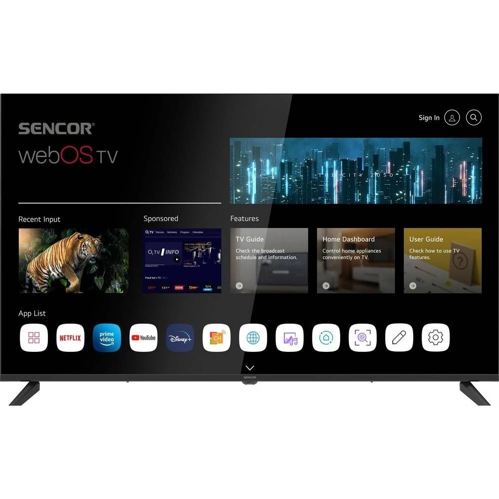 Smart Tv Sencor SLE-50US801TCSB