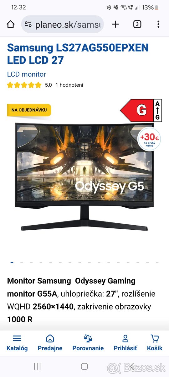 Monitor Samsung  Odyssey