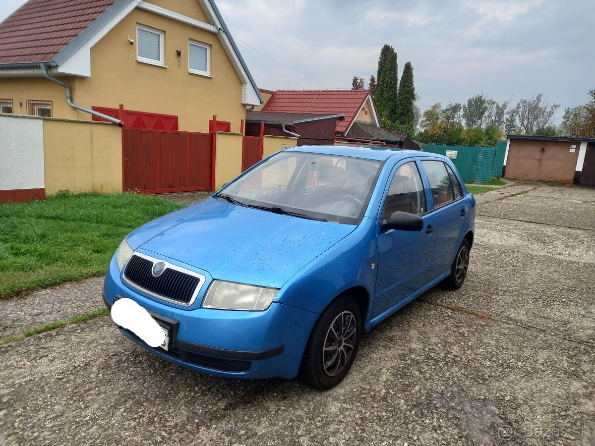 Predam škoda fabia 1.4 mpi benzín kw 44 rok výroby 2001