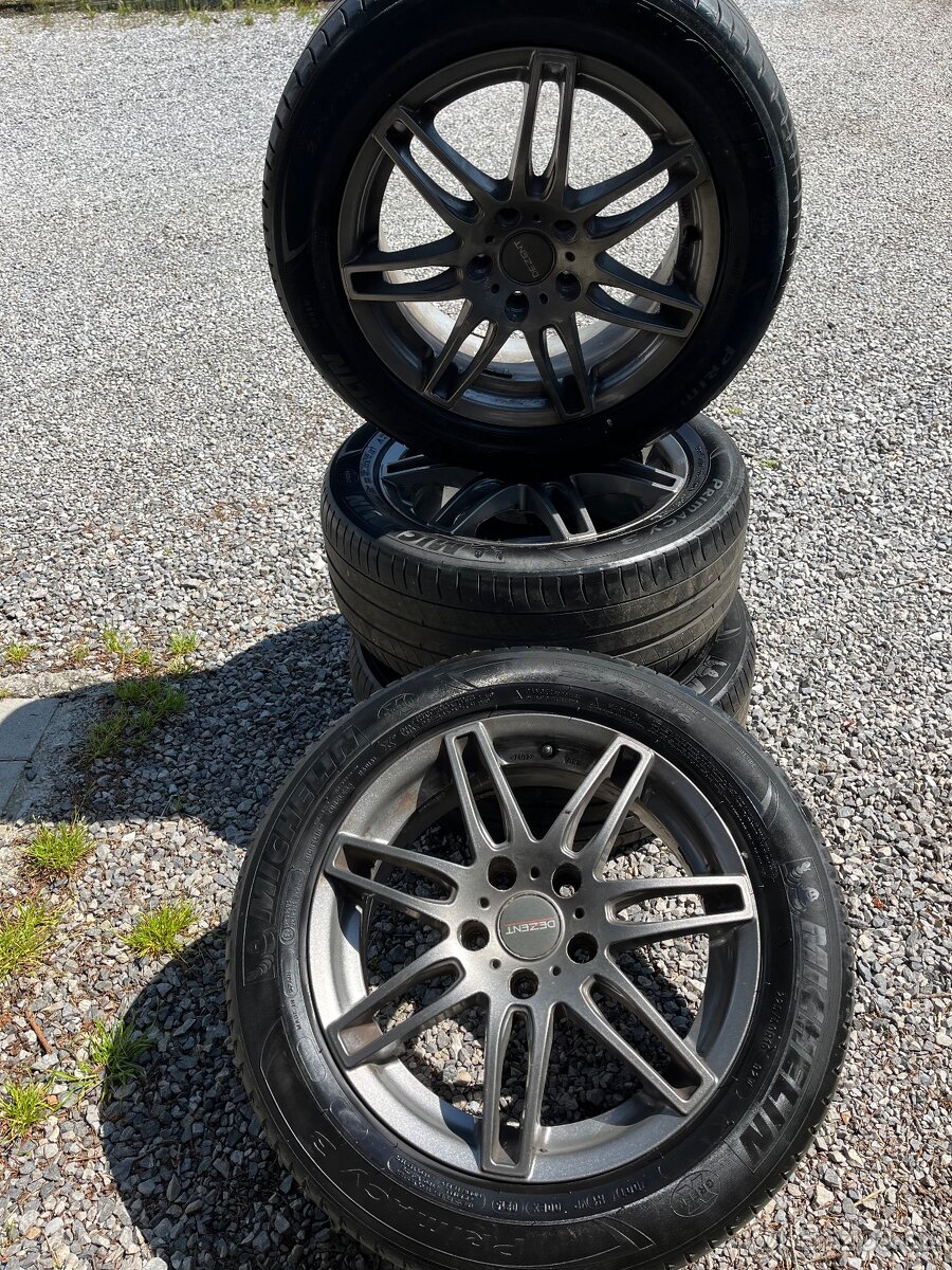 5x112 ( hliníkové disky) s letné pneu 225/50R16