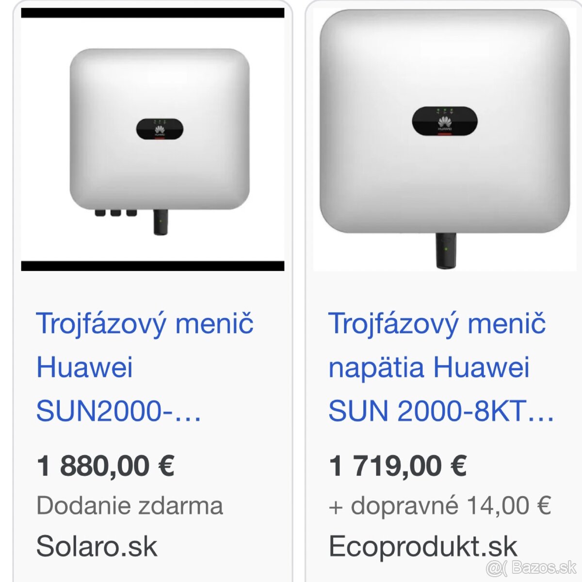 Trojfázový menič napätia Huawei SUN 2000-8KTL-M1 8000 W