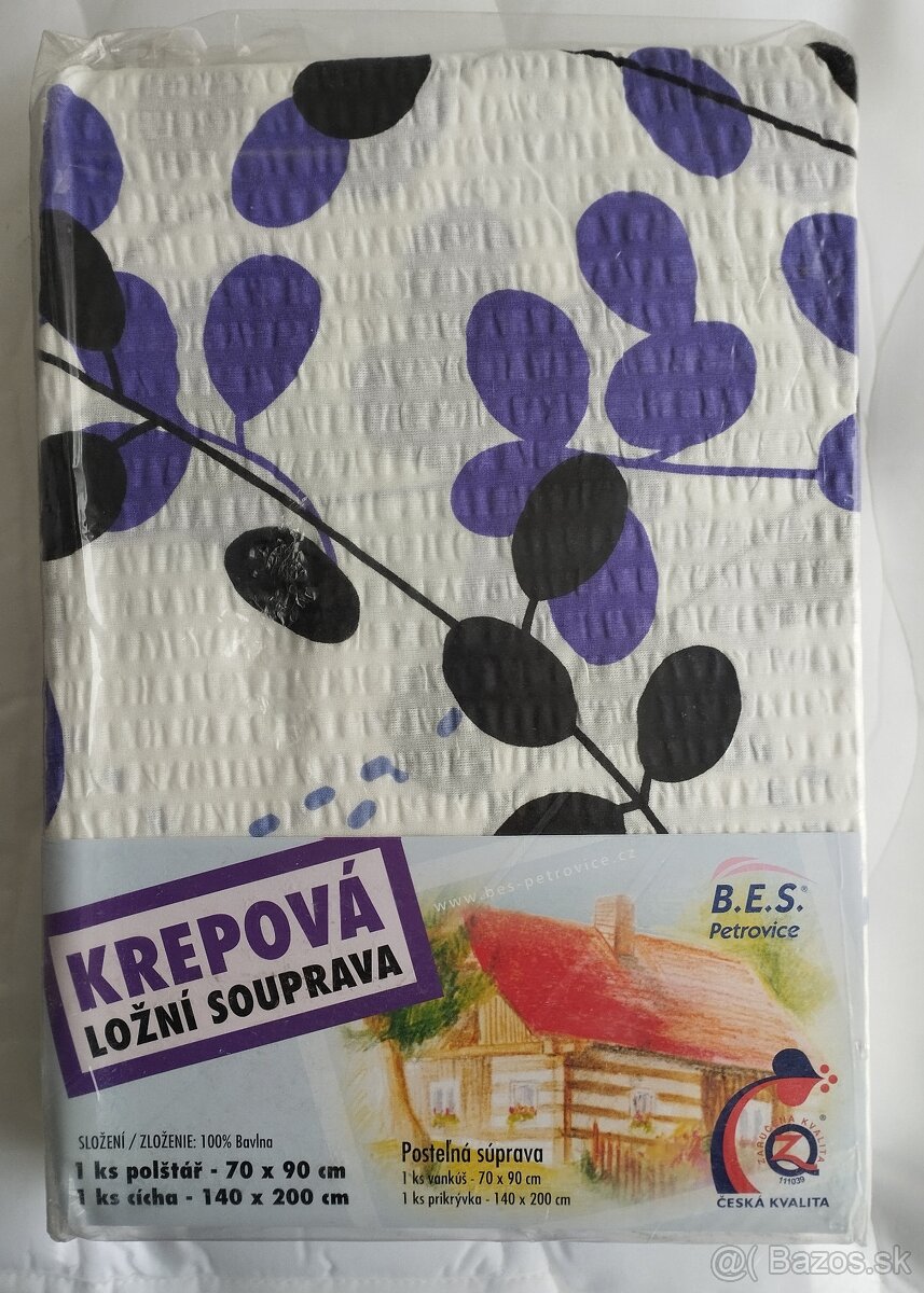 Obliečky Krepové