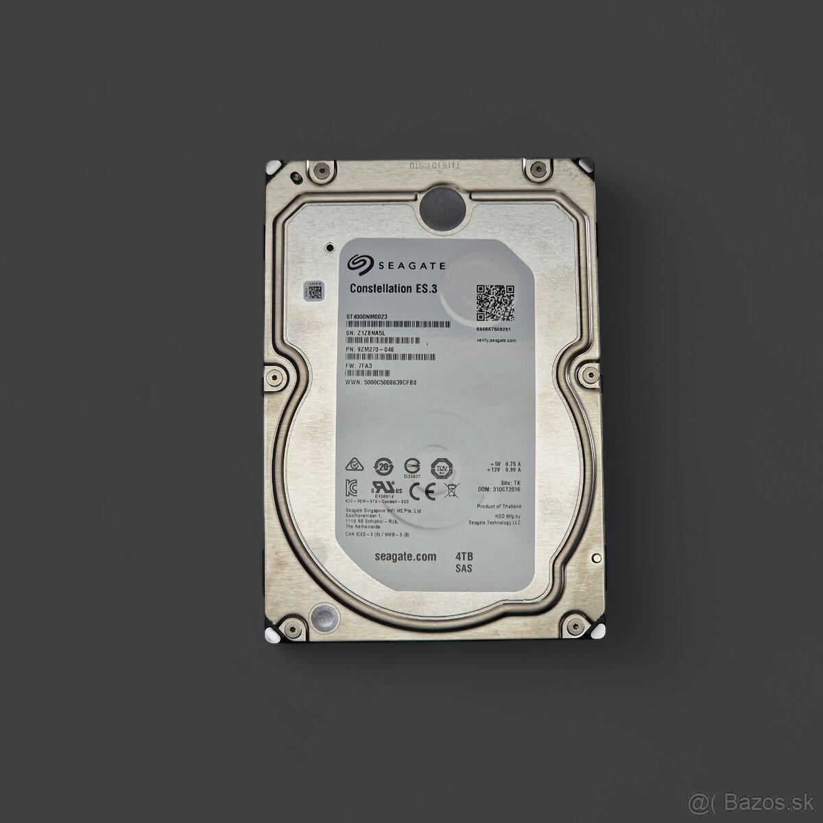 Seagate Constellation 4TB, SAS, 7200rpm