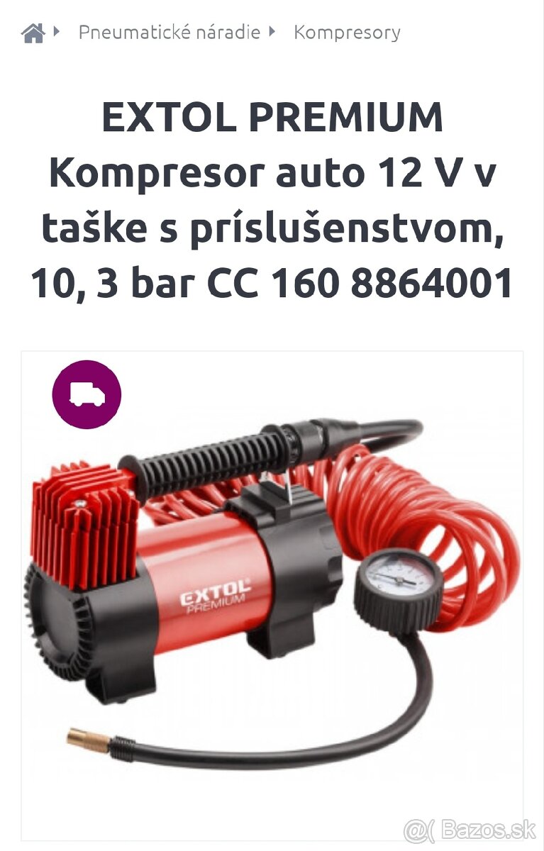 Kompresor Extol premium