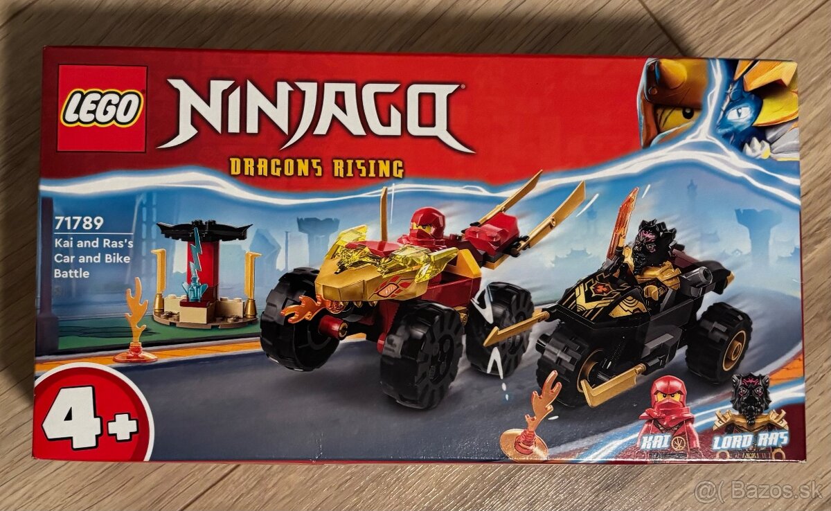 Predám Lego 71789 Ninjago Kai a Ras v duelu auta s motorkou