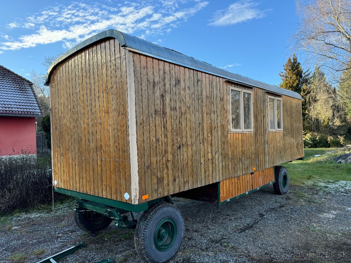 Maringotka tiny house cirkuswagen Top stav