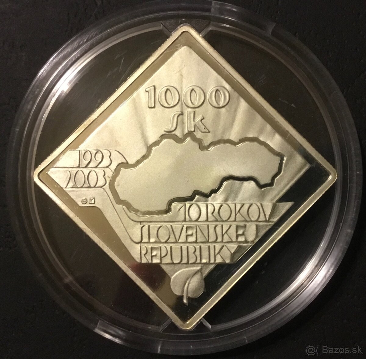 2003/1000Sk Slovenská republika - 10. výročie vzniku PROOF