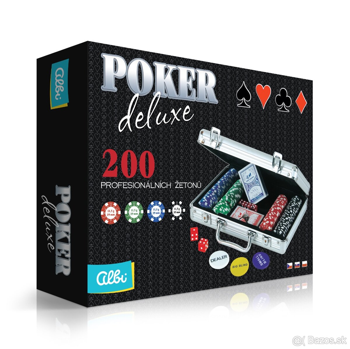 Albi Poker deluxe 200 žetónov