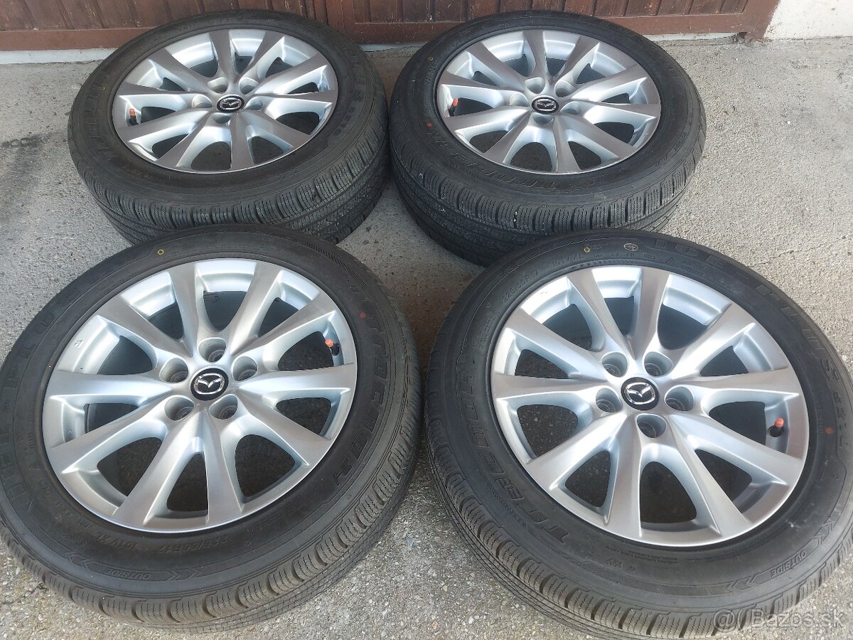 5x114,3R17 elektrony MAZDA-KIA -HYUNDAI-225/55R17 zimne pneu