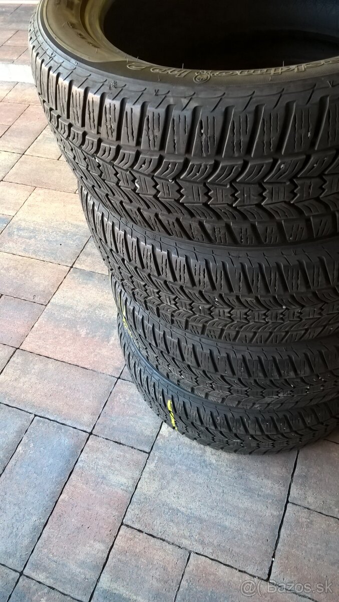 4 ks ZIMNÉ 195/55 R16 87H SAVA dezén 5 a 6 mm LEN 19,99€/kus