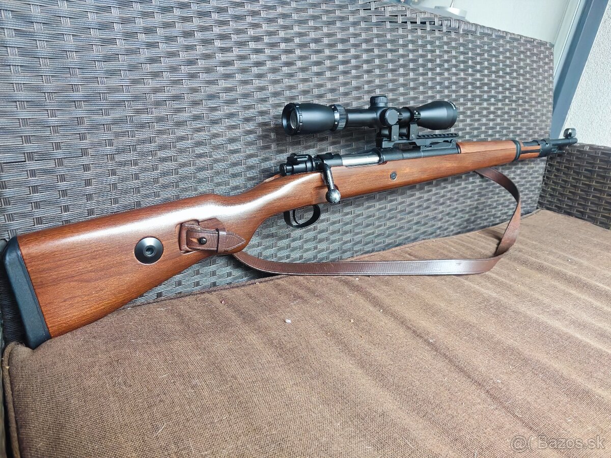 Airsoft Kar98k SW, FULL TNT UPGRADE, OPTIKA 3-9x40