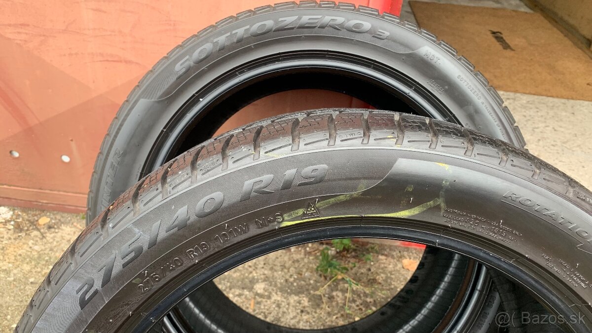 275/40r19 Pirelli zimne