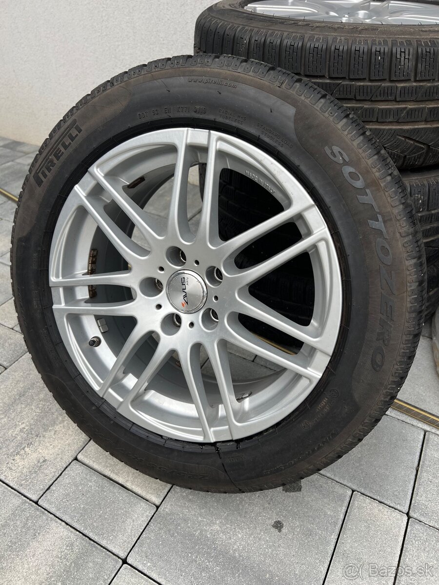 Alu disky 17” 5x112 + pirelli 225/55 R17