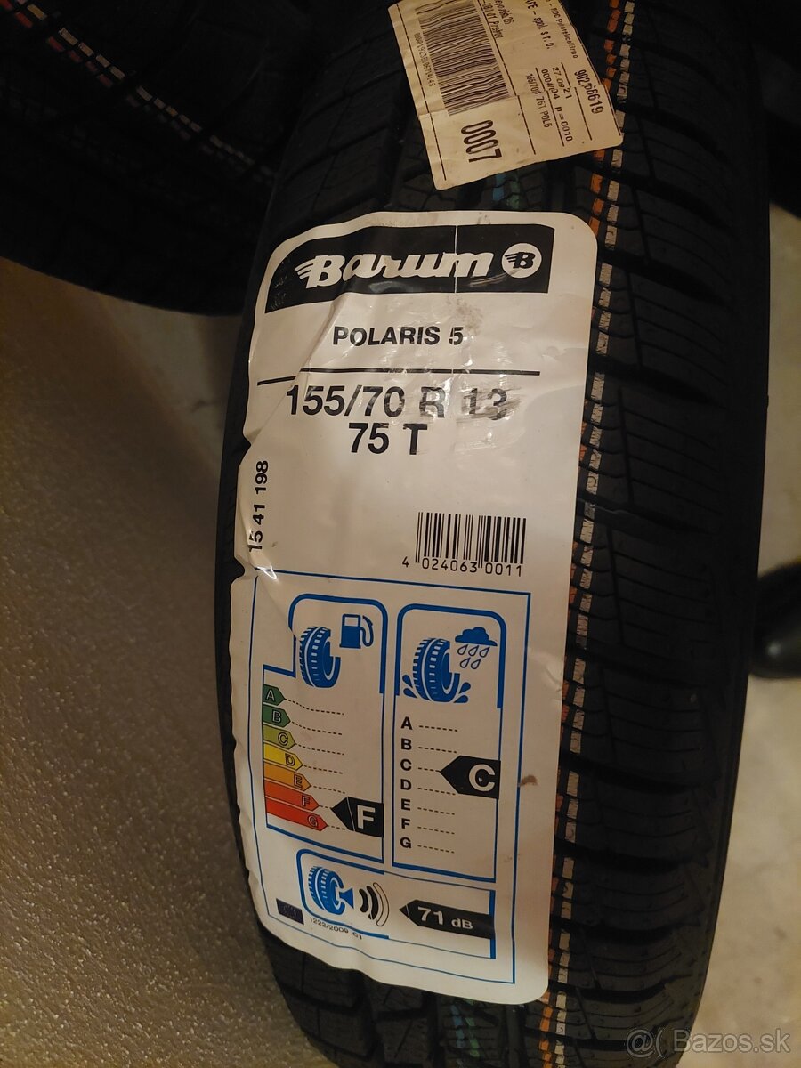 Zimné pneumatiky 155/70 R13 75T