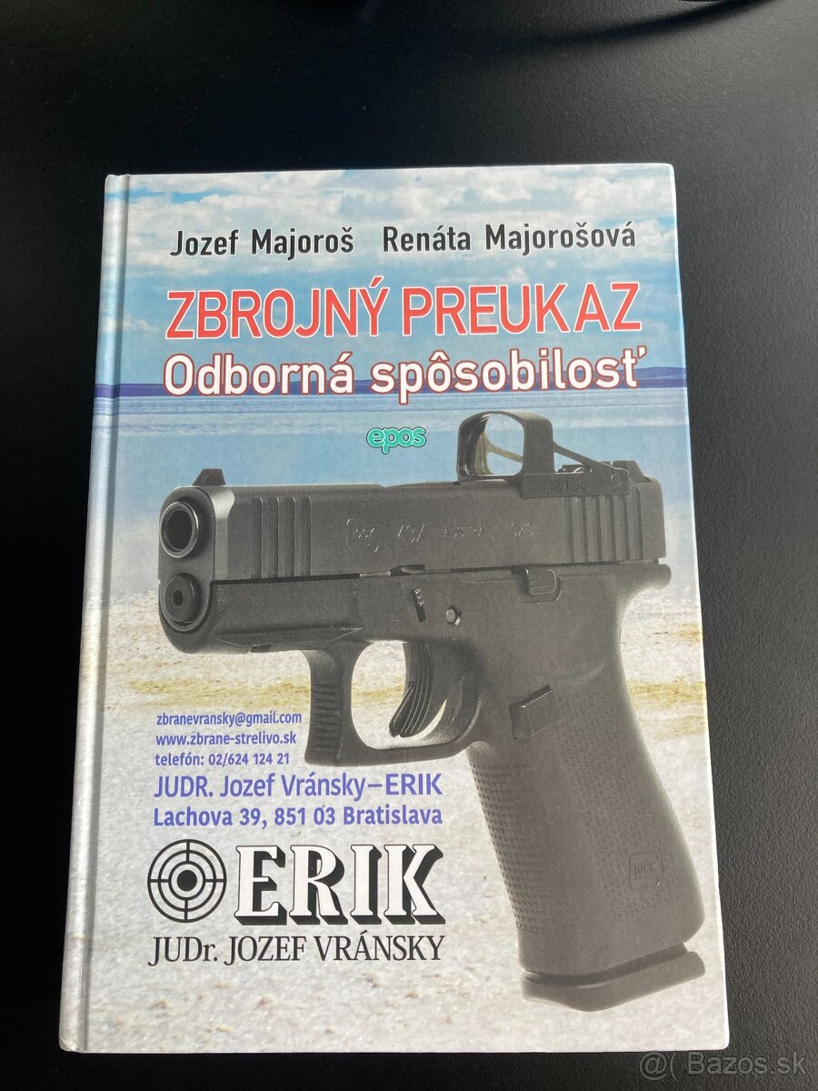 Zbrojný preukaz - Odborná spôsobilosť (najnovšie vydanie)