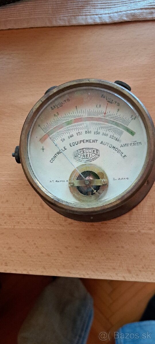 Dobový amper,volt meter