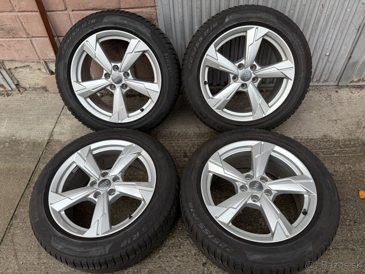 18" Elektrony AUDI 5x112 so zimnymi pneu 225/55 R18