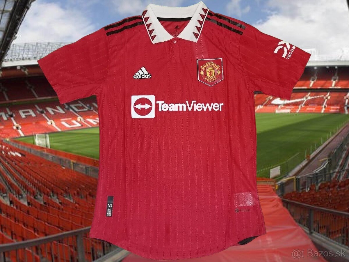 dres Manchester United FC Home Authentic red slimfit 2XL