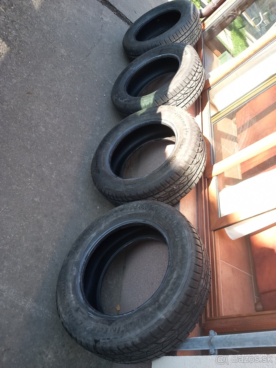 Predám pneumatiky zimné hankook 255/60R18