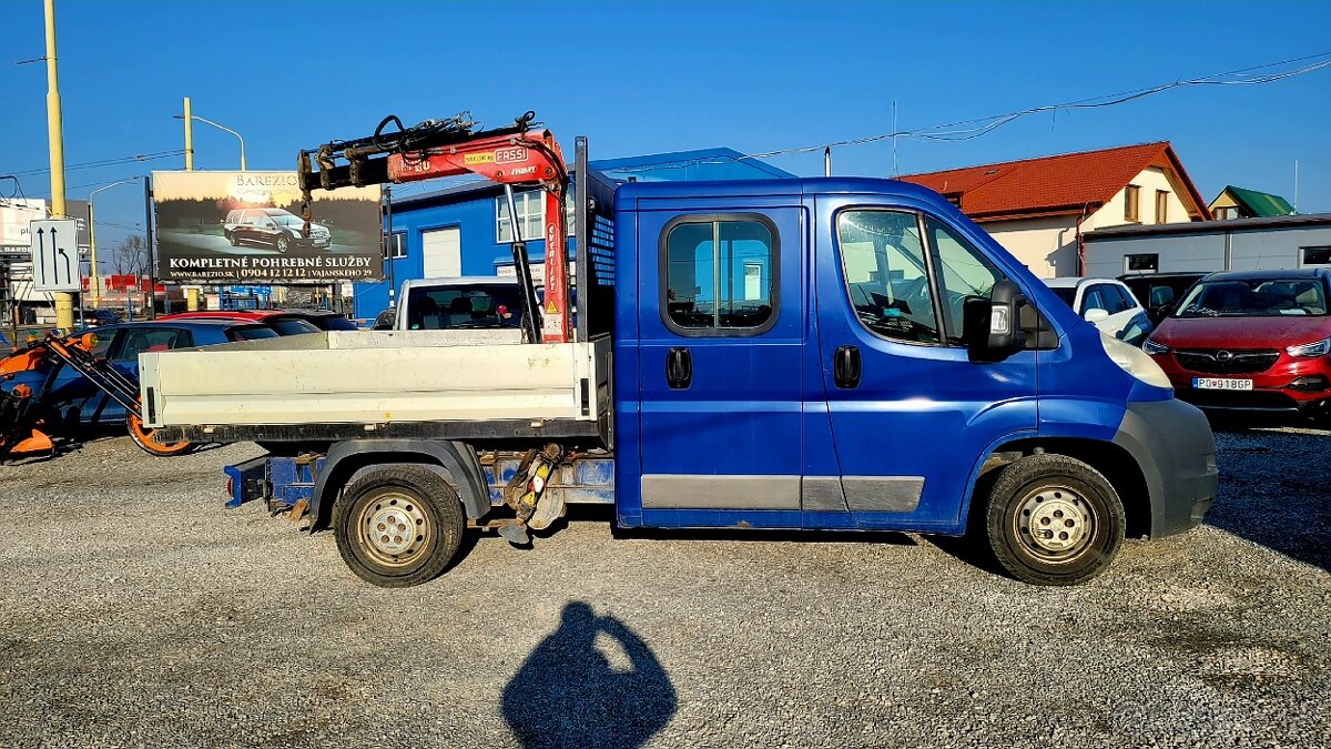 Peugeot Boxer 2,2 HDI-96 kw 335  L2 valník hydraulická ruka