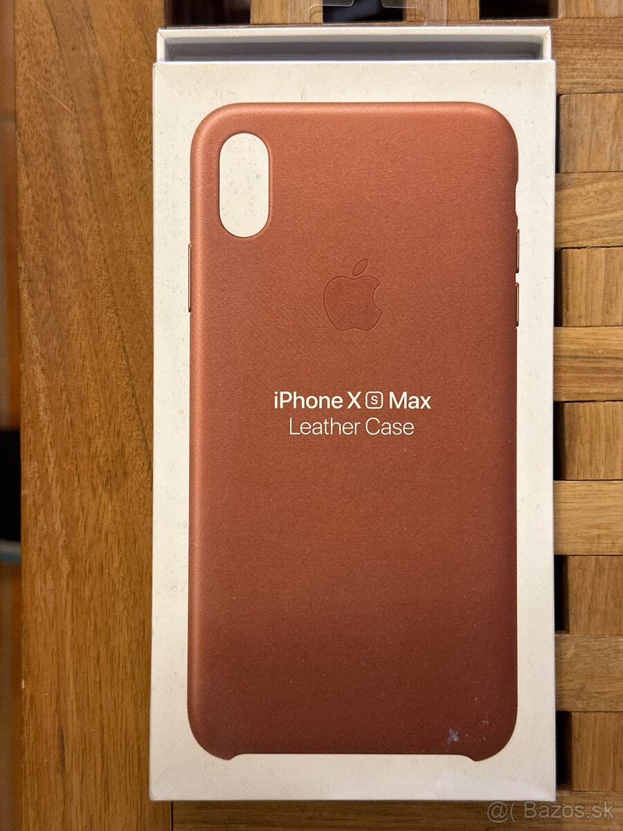 Orginálny koženy zadný kryt na iPhone X(s) Max