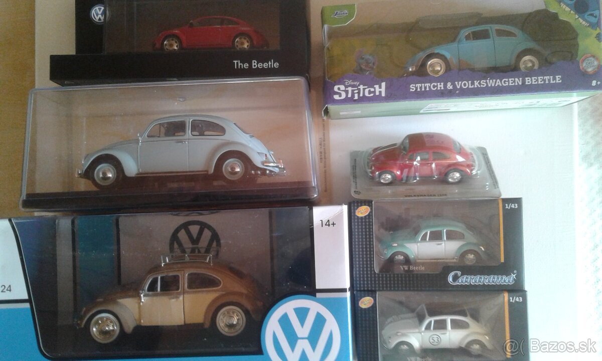 Zberateľské modely VW- Chrobák