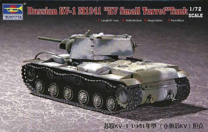 Plastikový model KV-1 Trumpeter 1/72