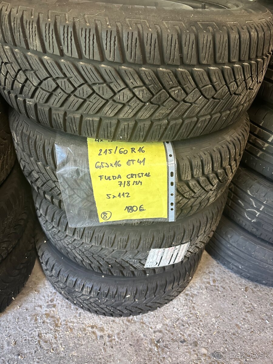 Zimná sada 5x112 215/60r16 fulda