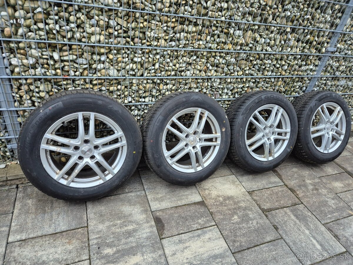 Predám ALU disky z pneu-225/60 r17