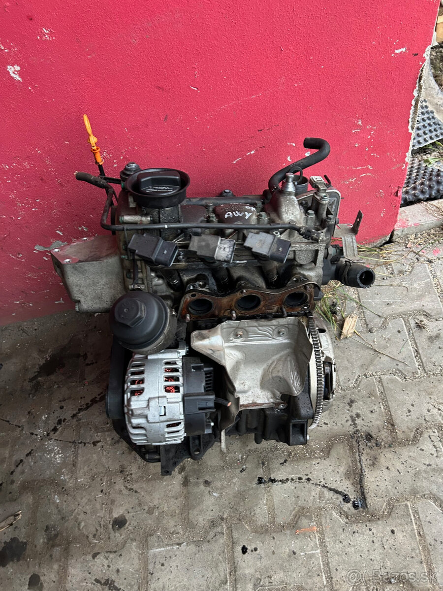 Motor 1,2 HTP 40KW kód AWY VW, Škoda, Seat komplet