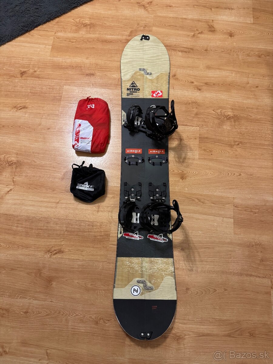 Splitboard Nitro Nomad 165 + viazanie + pásy