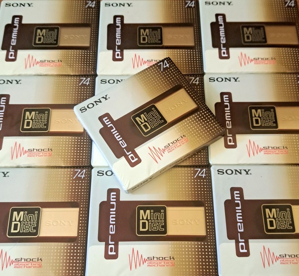 SONY - MD 74 min Premium / Minidisc / nové / 10ks