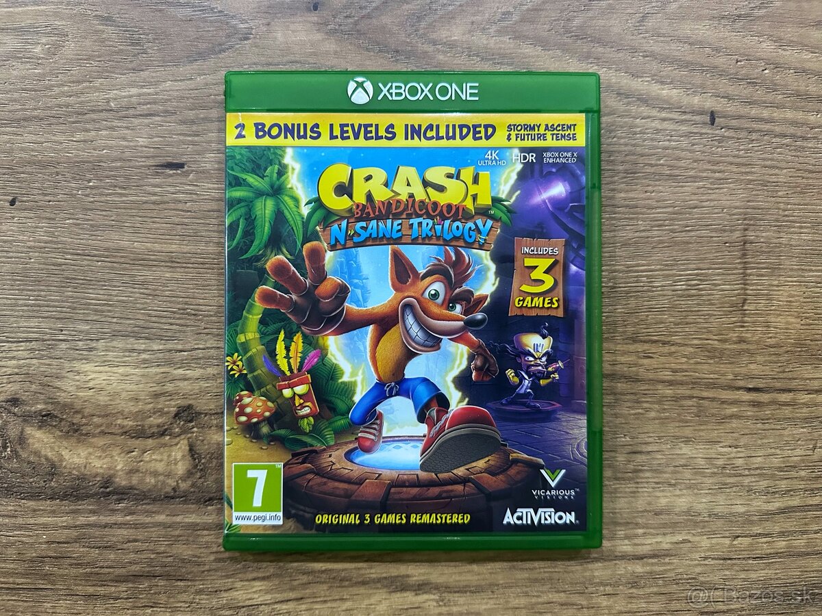 Hra na Xbox One - Crash Bandicoot N’Sane Trilogy