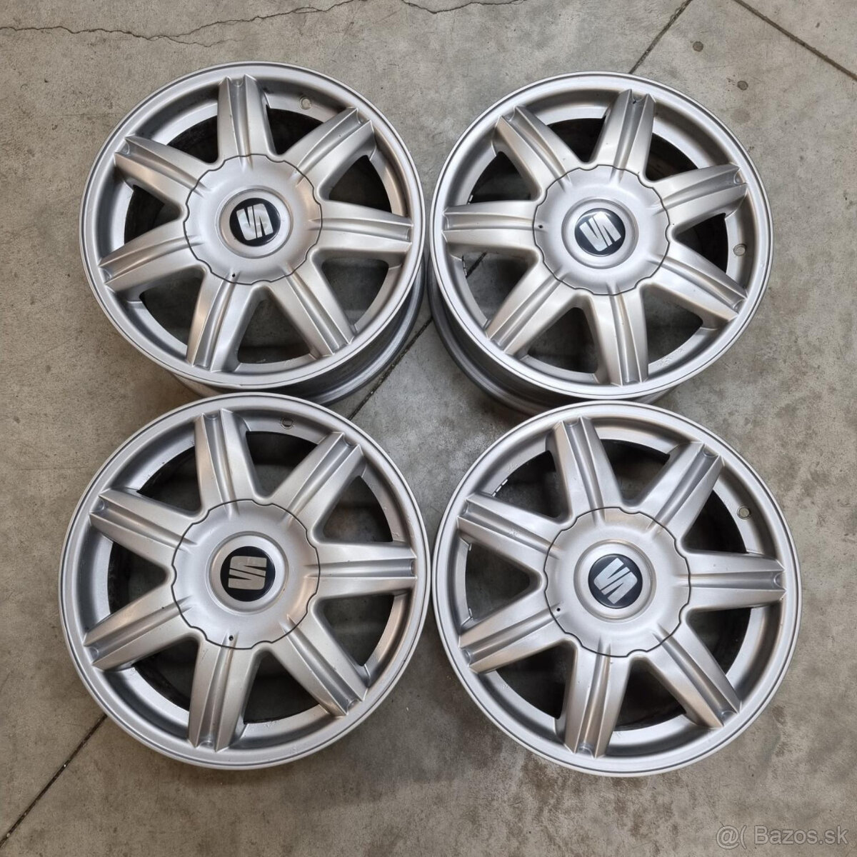 Hliníkové SEAT disky 5x100 R16 6.5J ET43