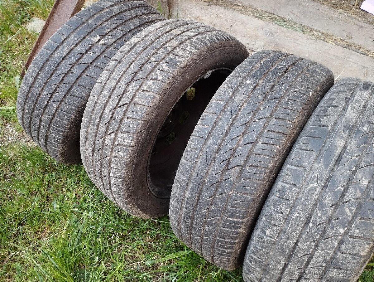 plechové disky s pneumatikami Matador 195/50 R15 letné