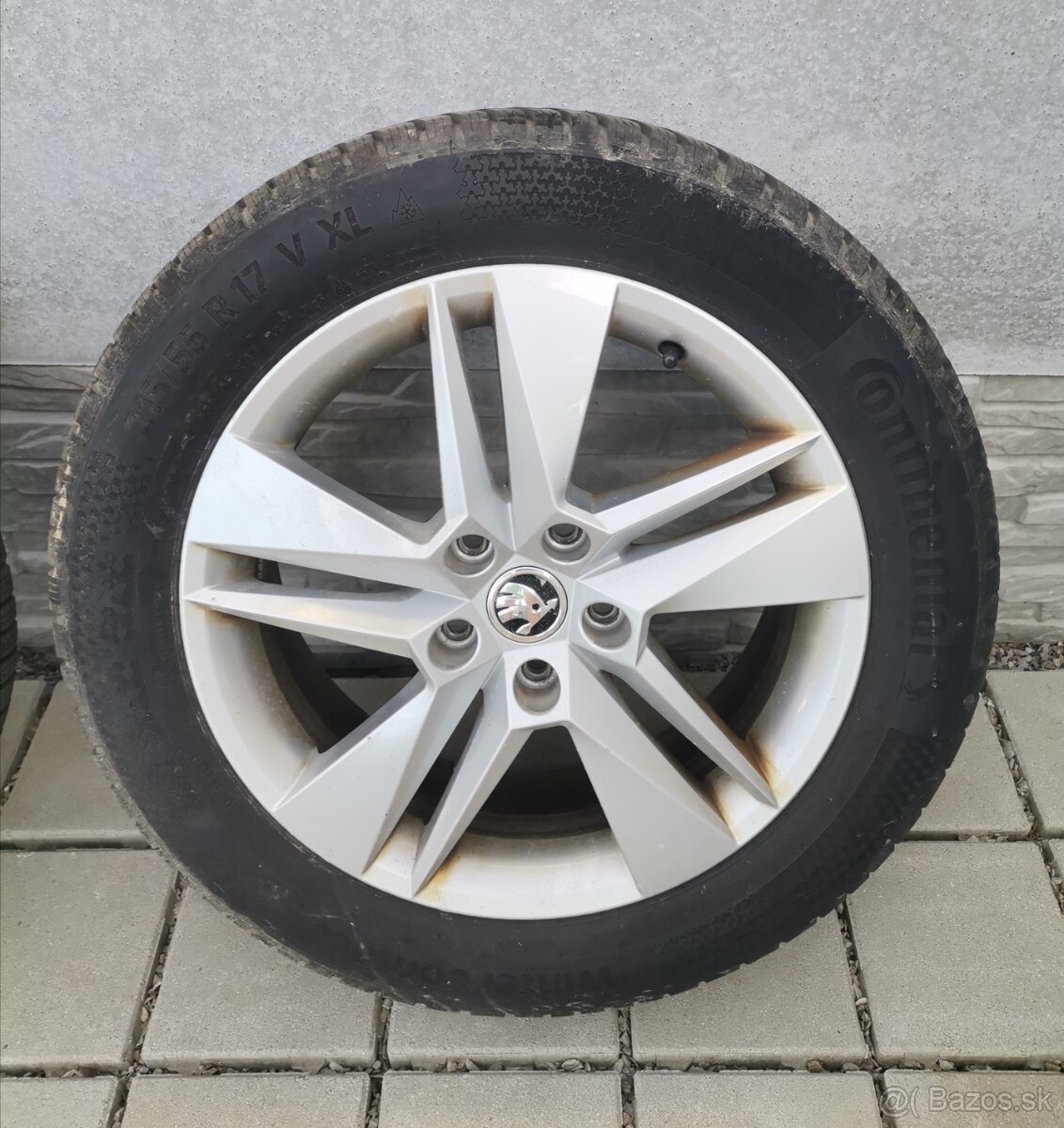 Alu disky 5x112 R17 + 215/55 R17 zimné